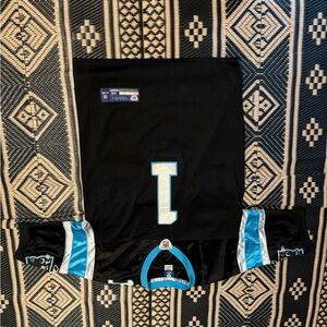 NFL Carolina Panthers Cam Newton stitched football jersey size 48